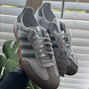 Adidas Samba OG Green & White (Size 7 Women’s)